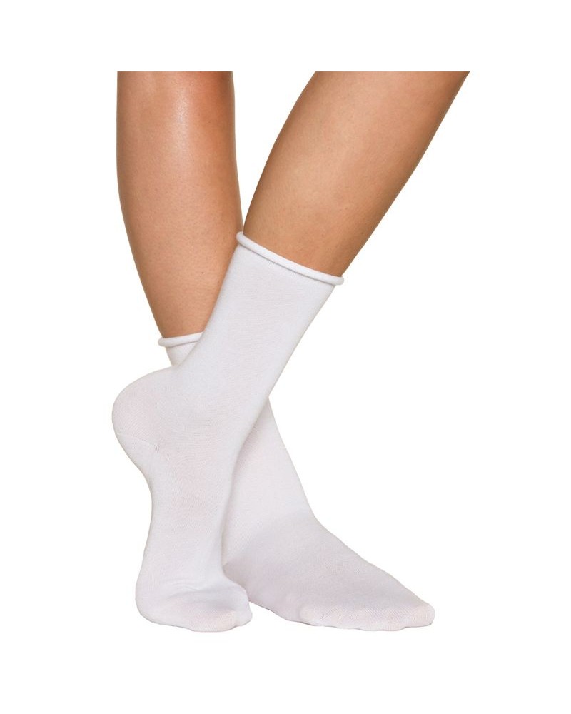 Chaussettes femme par lot de 2 Micro Modal blanc - Long Life Softness