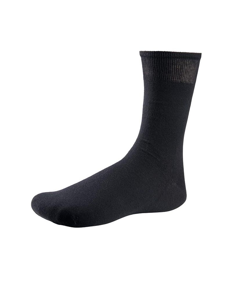 Mi-chaussettes coton X3 noir Homme Basic Coton