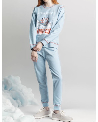 Pyjama en Polaire pour Femme Winter Club