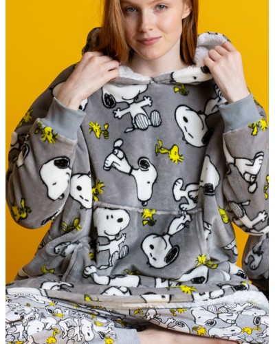 Peignoir avec motif Snoopy - ADMAS