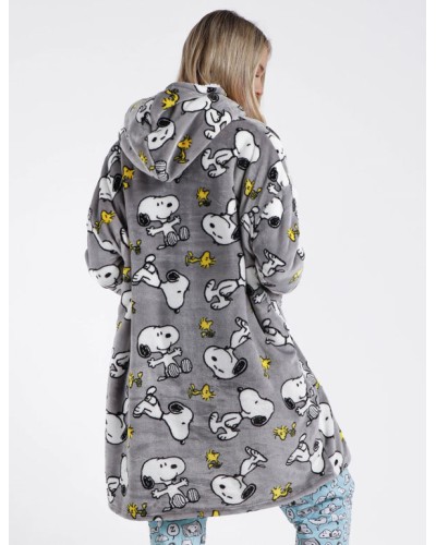 Peignoir avec motif Snoopy - ADMAS