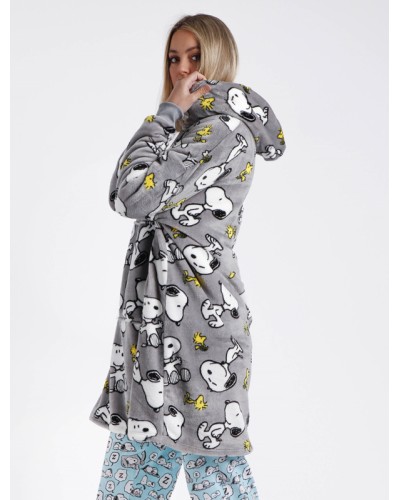 Peignoir avec motif Snoopy - ADMAS