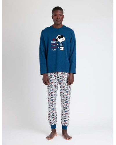 Pyjama à Manches Longues pour Homme Snoopy Peanuts