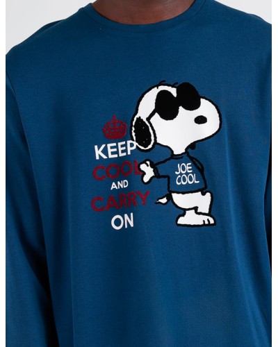 Pyjama à Manches Longues pour Homme Snoopy Peanuts