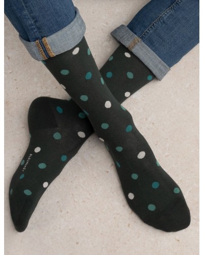 Chaussettes Urbaines à Motif de Pois Multicolores