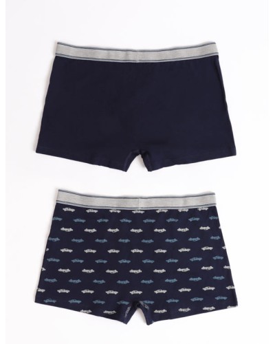 Lot de 2 boxers LOIS pour homme avec motif de voitures