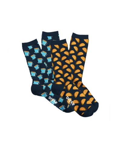 Chaussettes ADMAS Bleu Marine pour Homme Imprimés