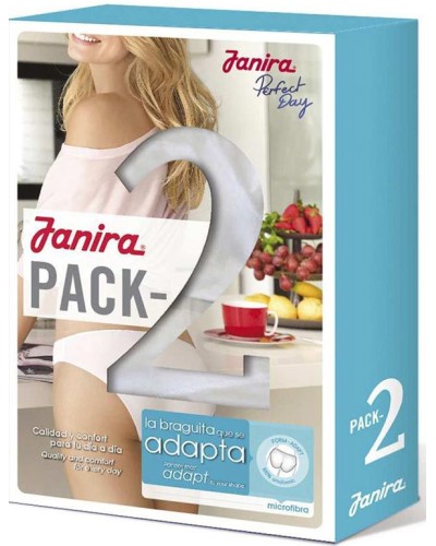 Slip pour femme Janira pack de 2 unités