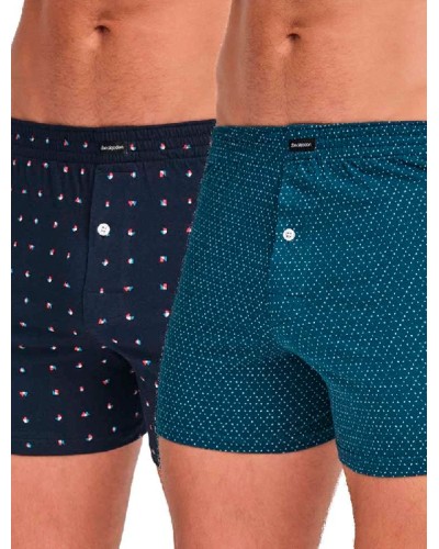 Boxer homme Don Algodón B0110 - Lot de 2