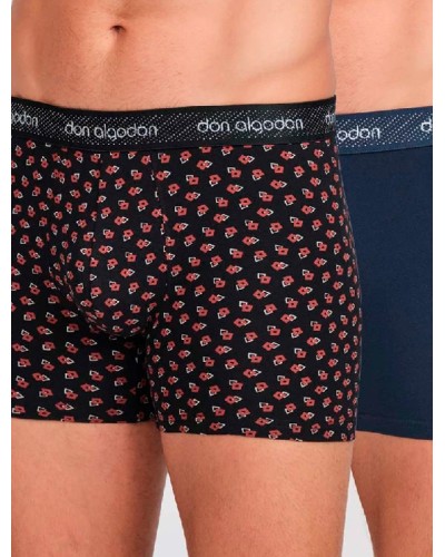 Boxer homme Don Algodón lot 2 coton élasthanne confort douceur