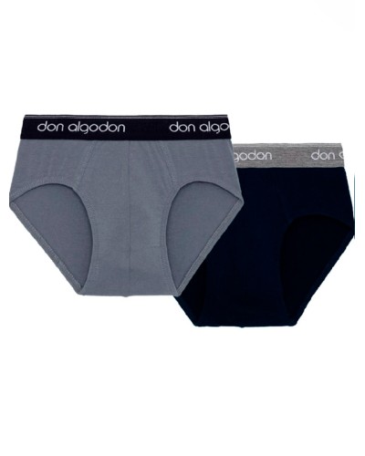 Lot de 2 slips enfant garçon Don Algodón Coton/Élasthanne